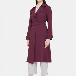 Theory Purple Trench Coat